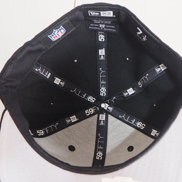 Pittsburgh Steelers New Era 59Fifty Fitted Unisex Size 7 1/8 NFL Hat - Picture 8 of 9